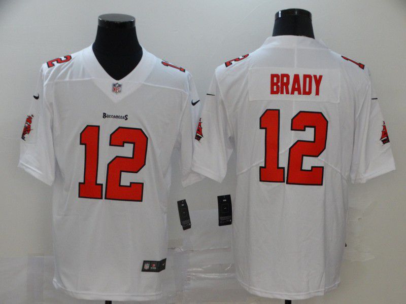 Men Tampa Bay Buccaneers 12 Tom Brady White Nike Limited Vapor Untouchable NFL Jerseys1